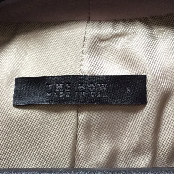 The Row Lilac Lambskin Leather Jacket Size 6 - Picture 4 of 7